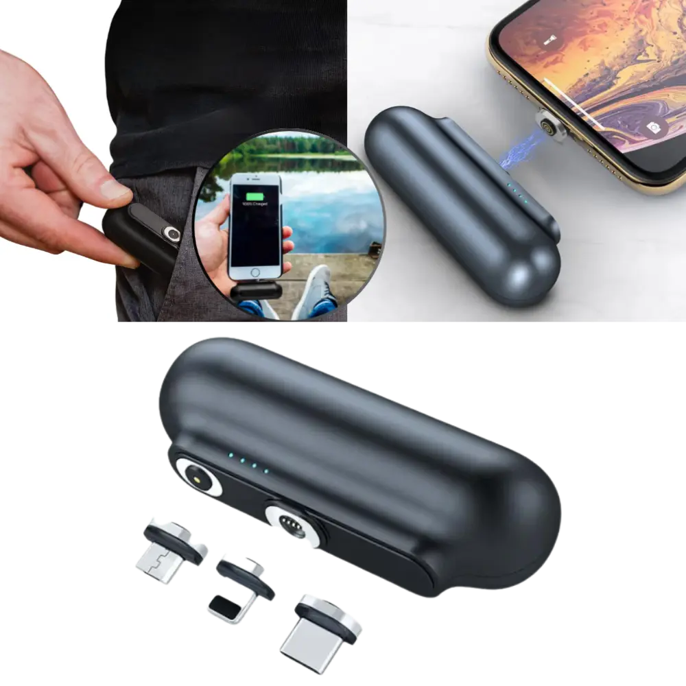 Compact Pocket Phone Charger - Zoozto