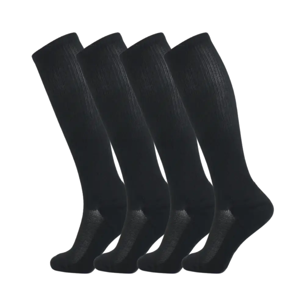 Diabetic Compression Socks -Black - Zoozto