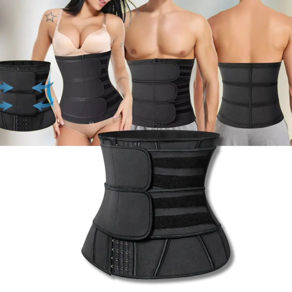 Double Strap Sauna Waist Trainer - Zoozto