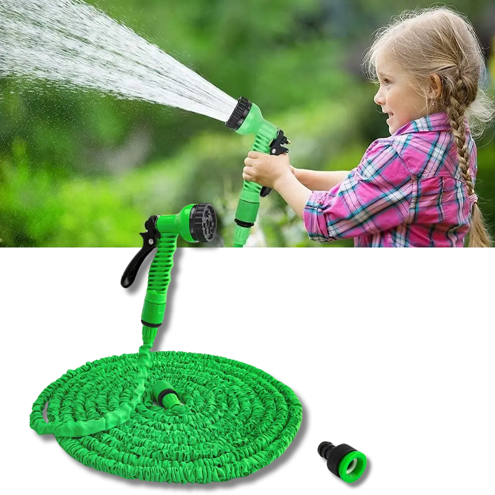 Expandable Garden Hose with Spray Gun - Zoozto