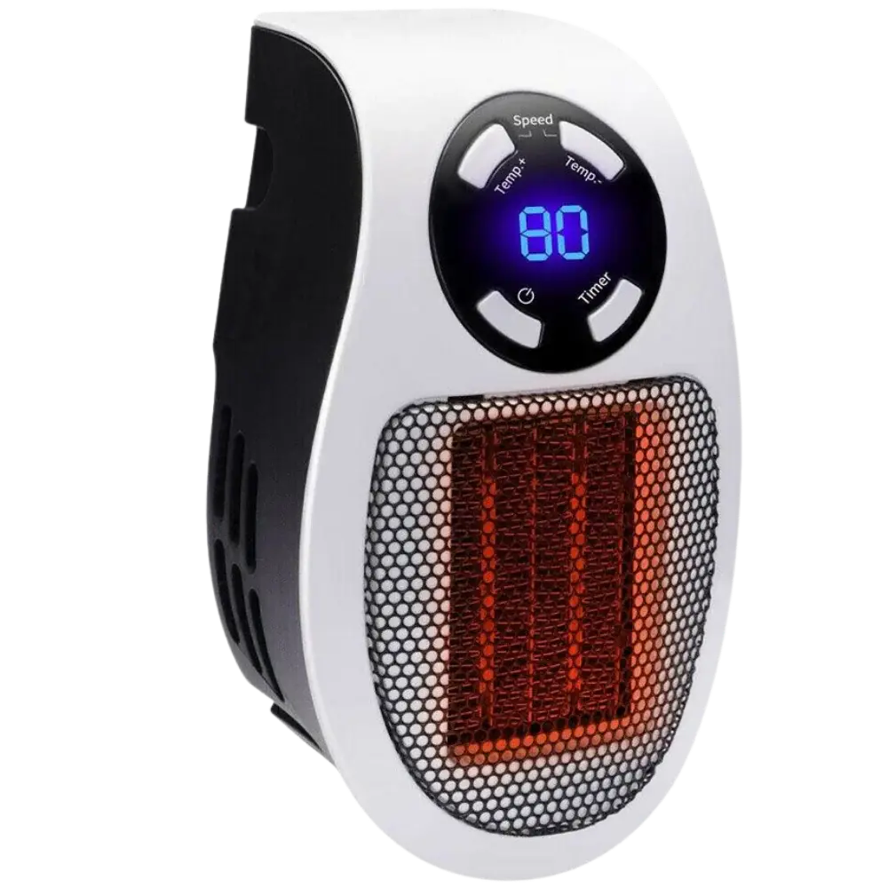 Mini Electric Heater with Remote Control - Zoozto