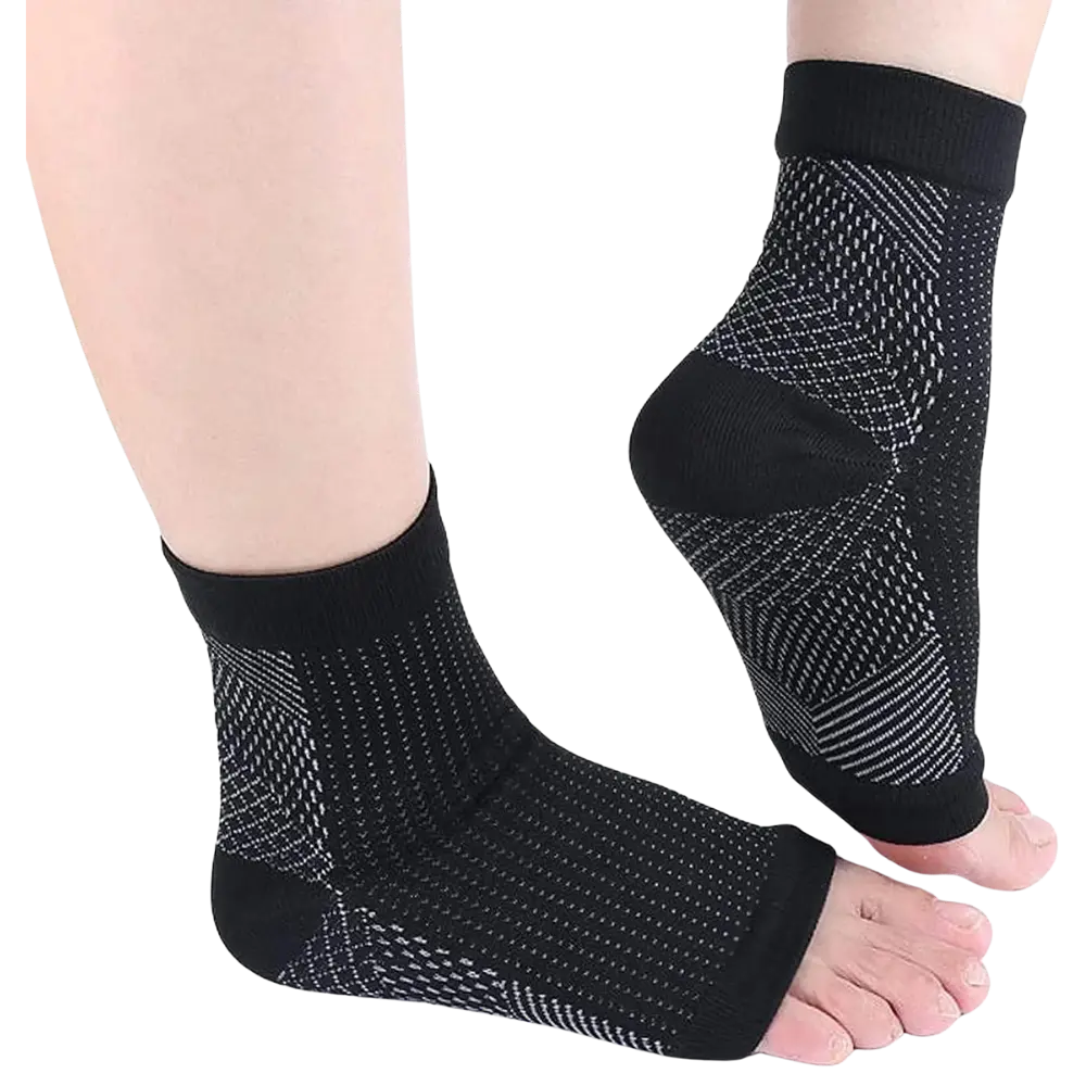 Neuropathy Socks for Pain Relief -Black - Zoozto