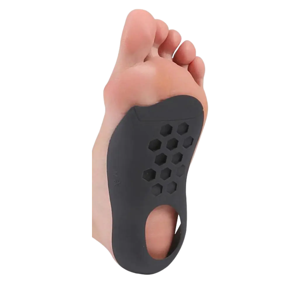 Orthopedic Insoles for Flat Feet -Black - Zoozto