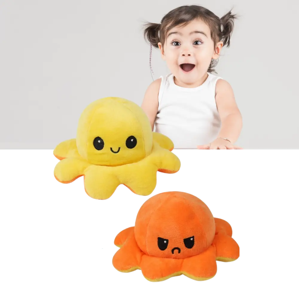 Reversible Octopus Plush - Zoozto