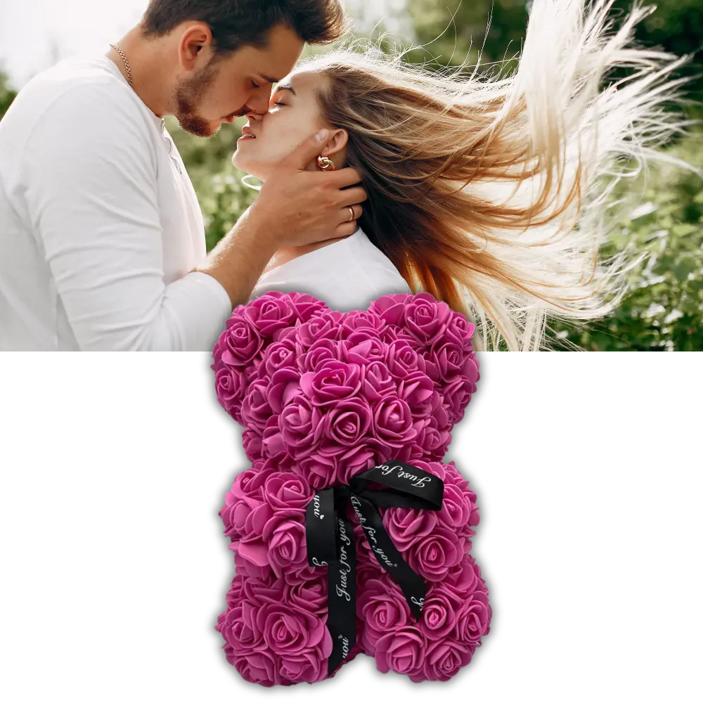 Romantic Roses Teddy Bear - Zoozto