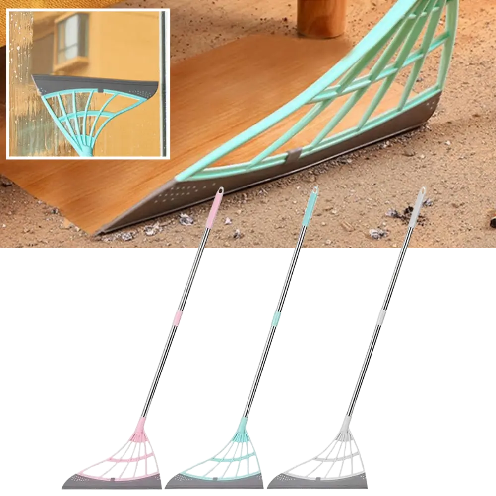 Telescopic Rubber Broom and Squeegee - Zoozto
