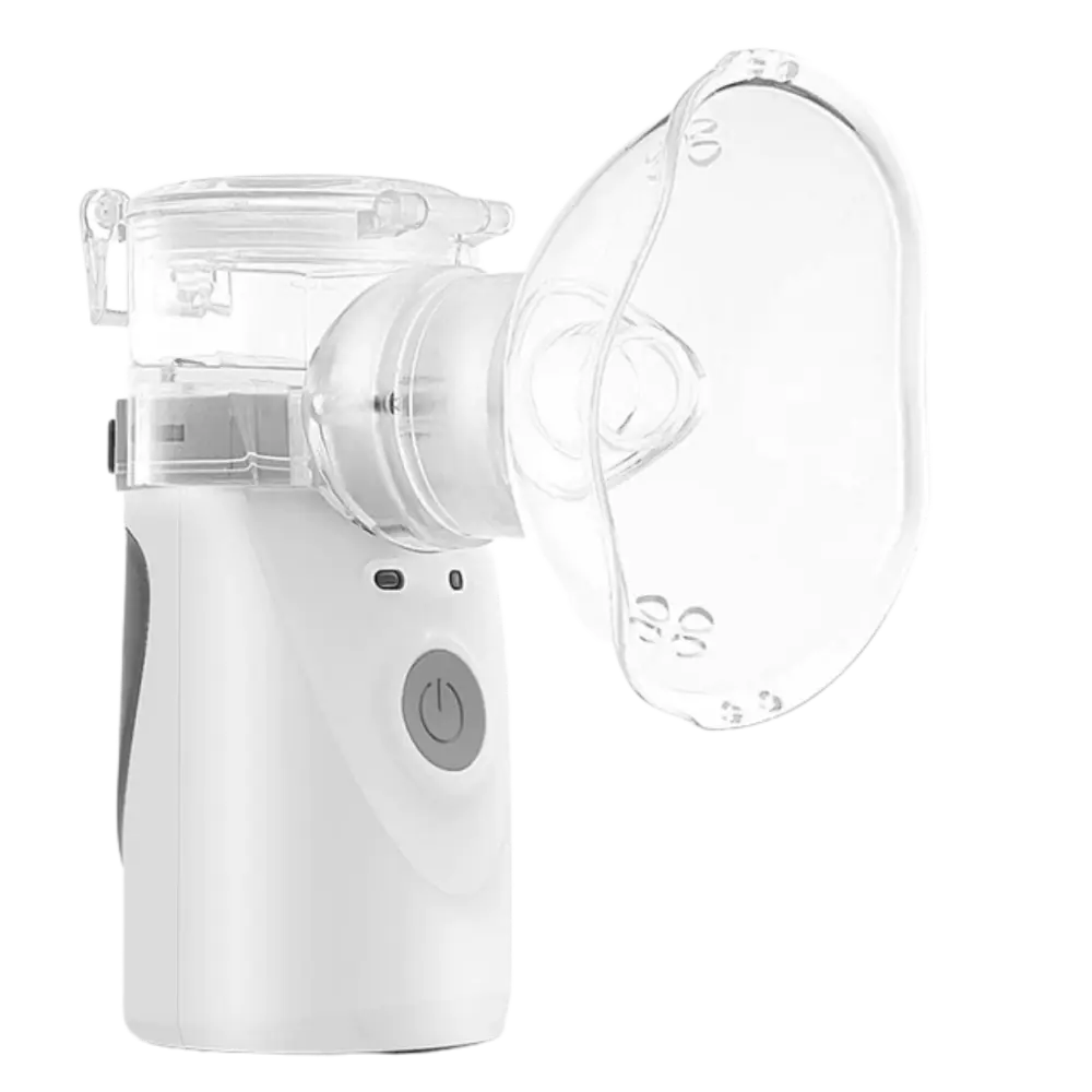Ultrasonic Portable Nebulizer for Adults and Kids -Grey - Zoozto