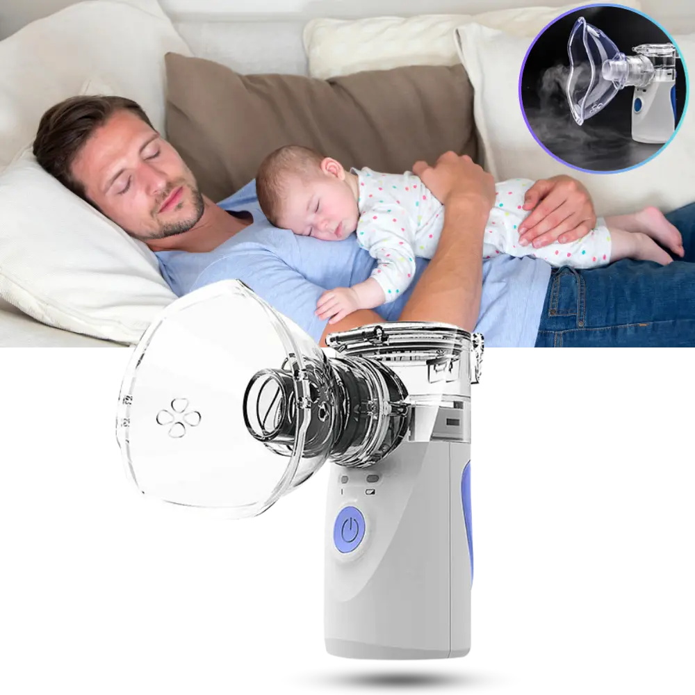 Ultrasonic Portable Nebulizer for Adults and Kids - Zoozto