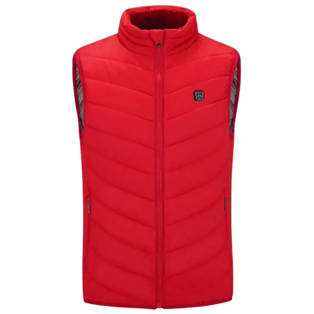 Unisex Heated Vest -Red - Zoozto