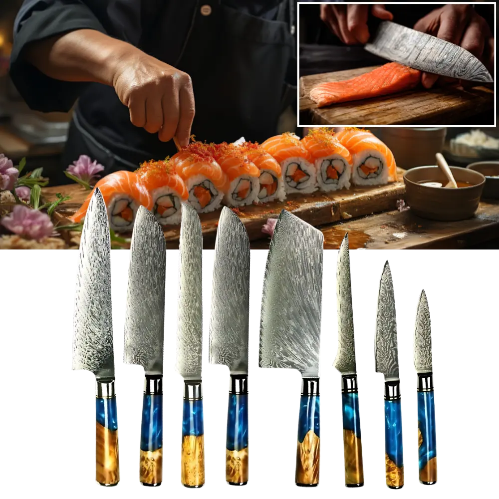 Yellow Sea Series Japanese Knives Set - Zoozto