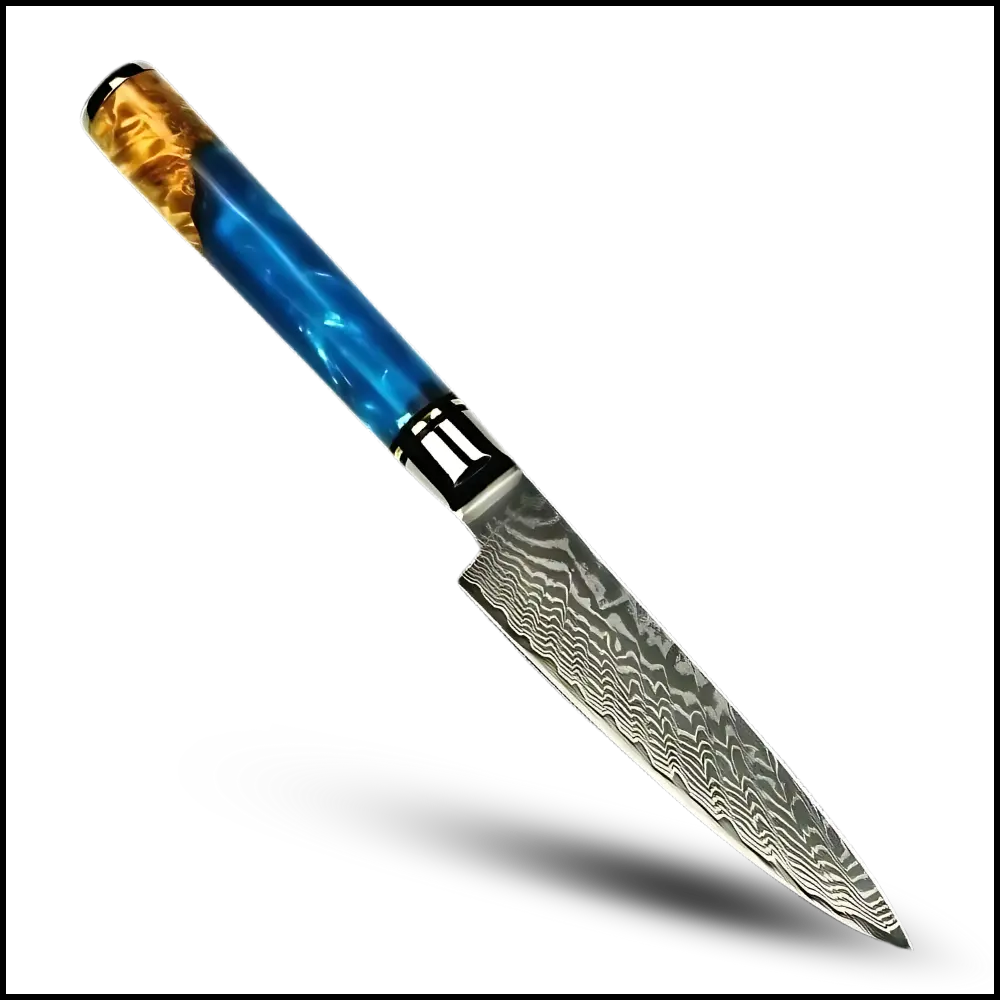 Yellow Sea Series Japanese Knives Set -Shotoh - Utility Knife 5 inch/23 cm - Zoozto