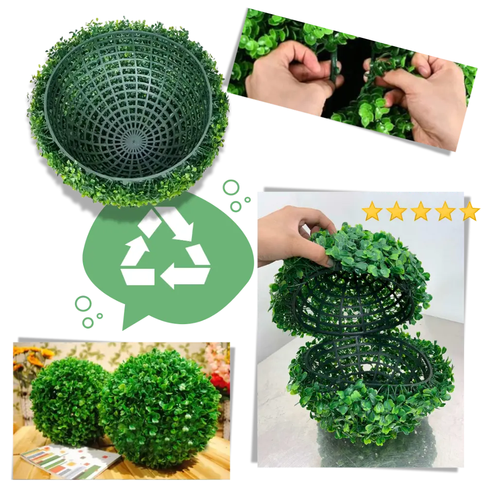 Artificial Topiary Grass Balls - Zoozto