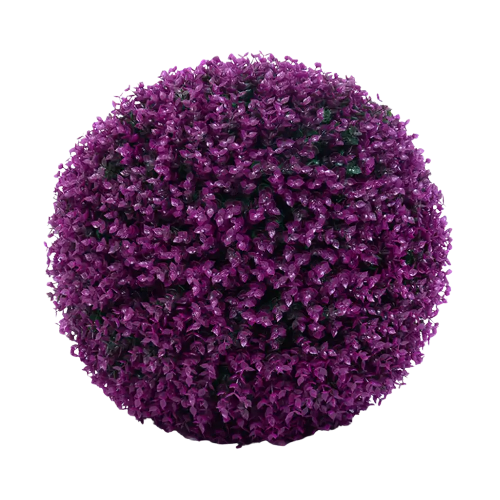 Artificial Topiary Grass Balls -Purple - Zoozto