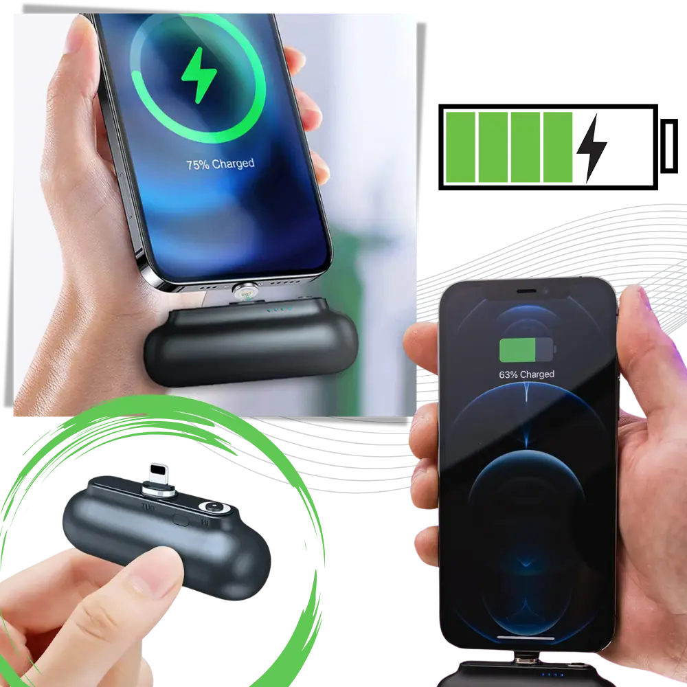 Compact Pocket Phone Charger - Zoozto