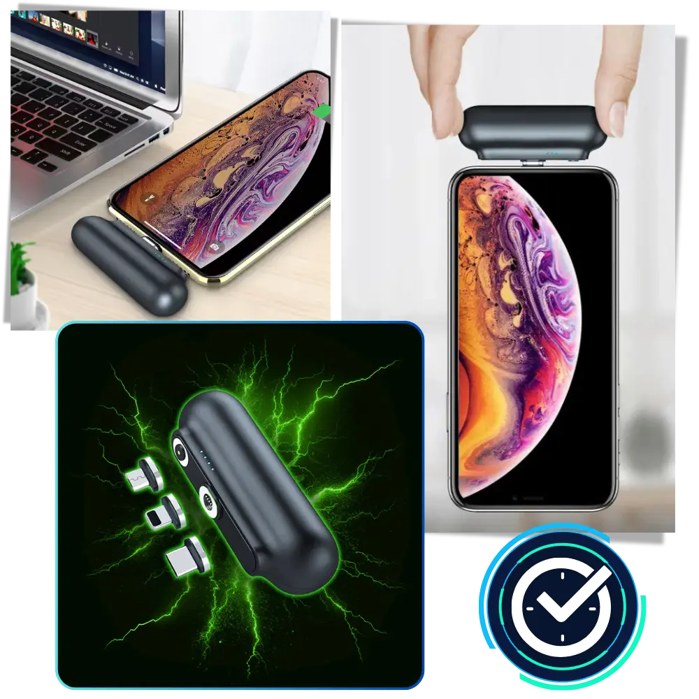 Compact Pocket Phone Charger - Zoozto