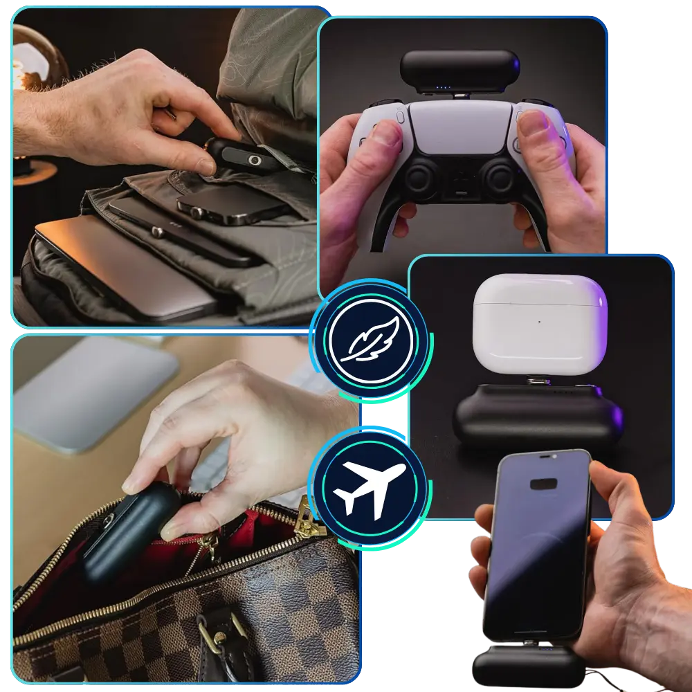 Compact Pocket Phone Charger - Zoozto