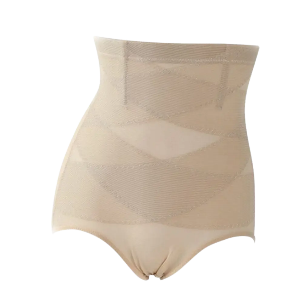 Cross Compression Slimming Shapewear -Cream - Zoozto