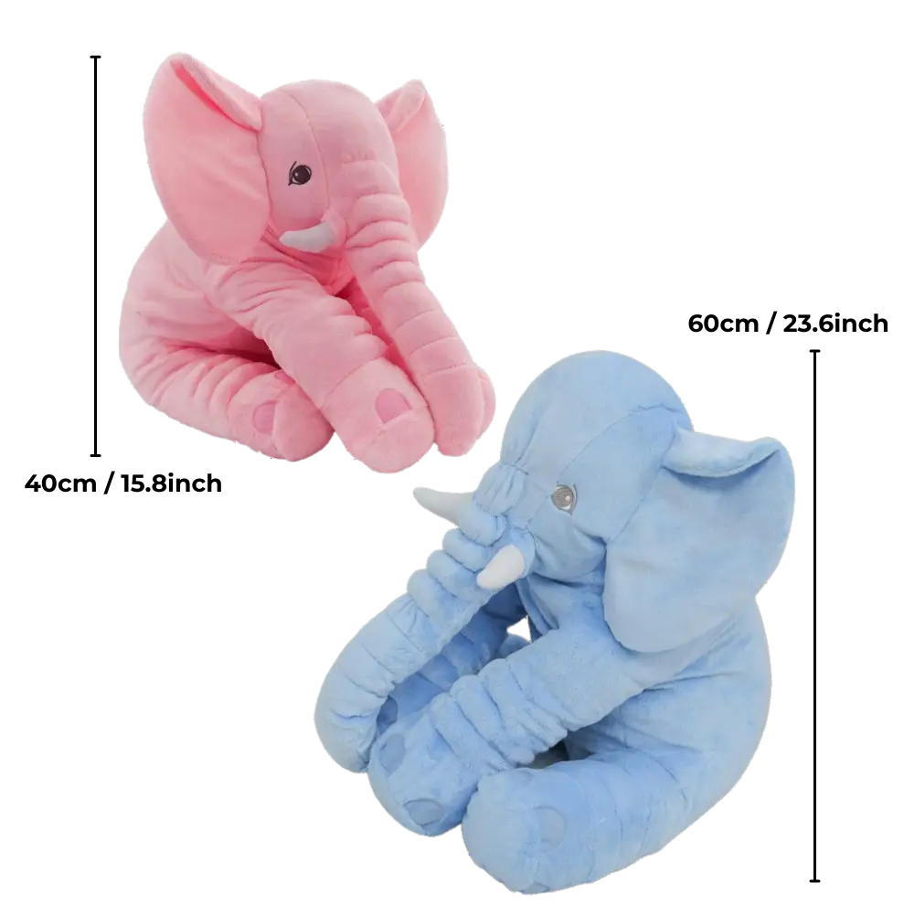 Cuddly Baby Elephant Plush Pillow - Zoozto