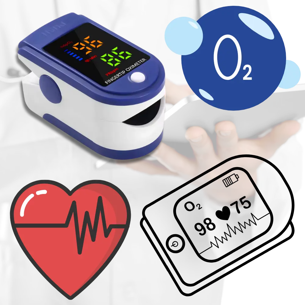 Digital Fingertip Pulse Oximeter - Zoozto