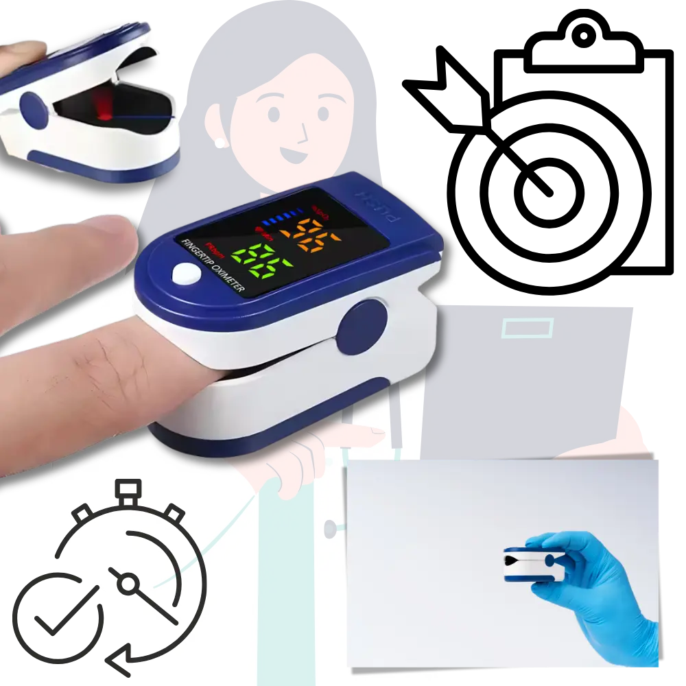 Digital Fingertip Pulse Oximeter - Zoozto