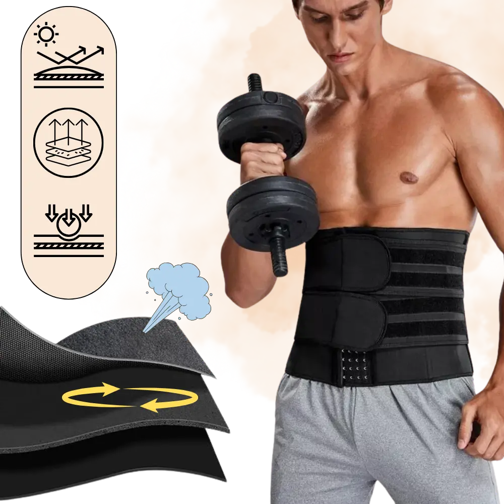 Double Strap Sauna Waist Trainer - Zoozto