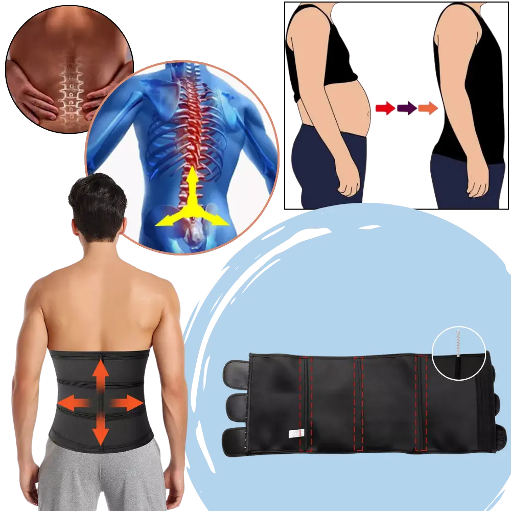 Double Strap Sauna Waist Trainer - Zoozto