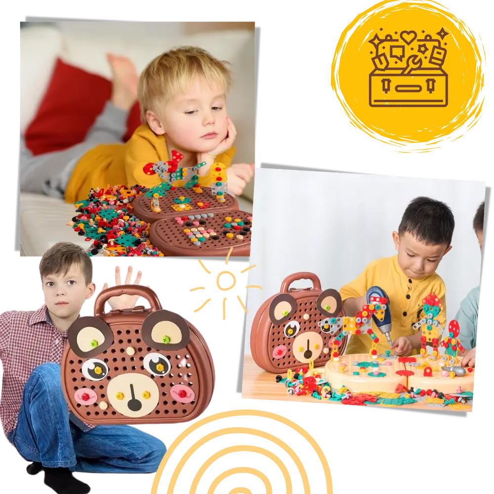 Educational Drill Puzzle Toy - Zoozto