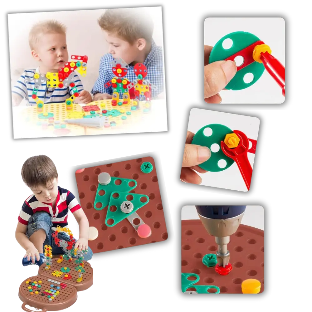 Educational Drill Puzzle Toy - Zoozto