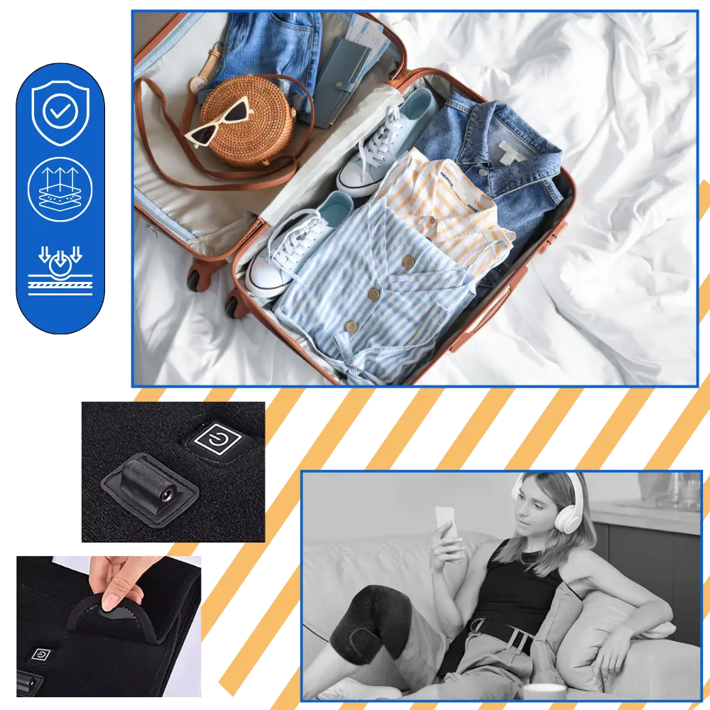 Electric Knee Heating Pad - Zoozto