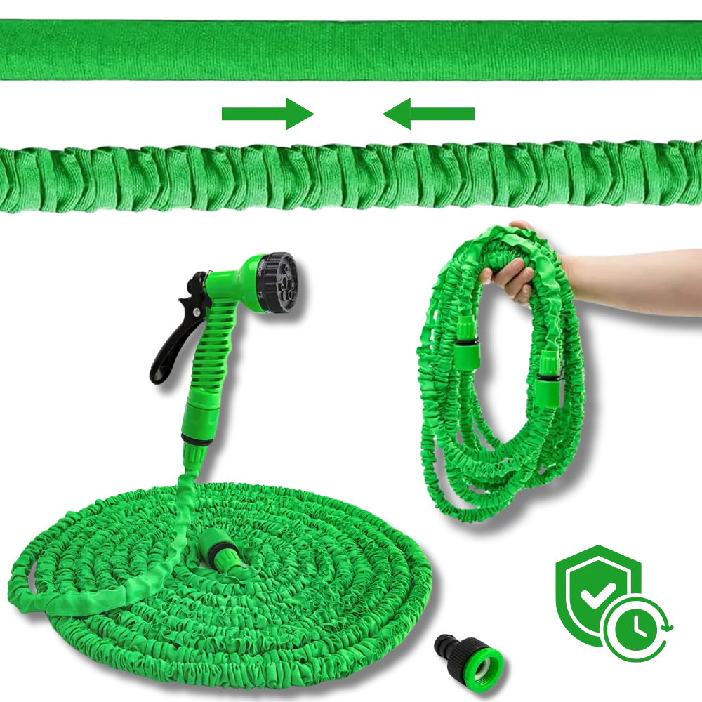 Expandable Garden Hose with Spray Gun - Zoozto
