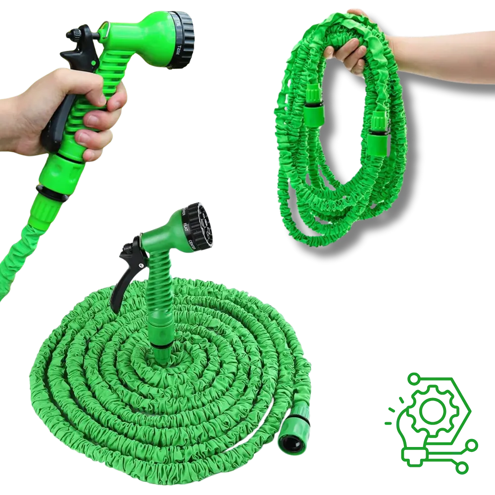 Expandable Garden Hose with Spray Gun - Zoozto
