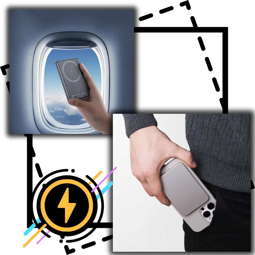 Fast Charging Magnetic Wireless Power Bank - Zoozto