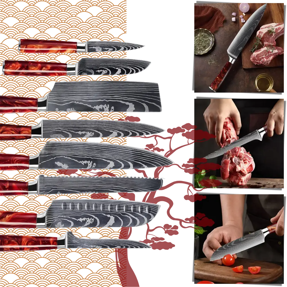 Fire Land Series Japanese Knives - Zoozto