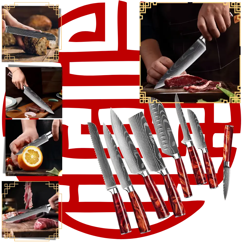Fire Land Series Japanese Knives - Zoozto