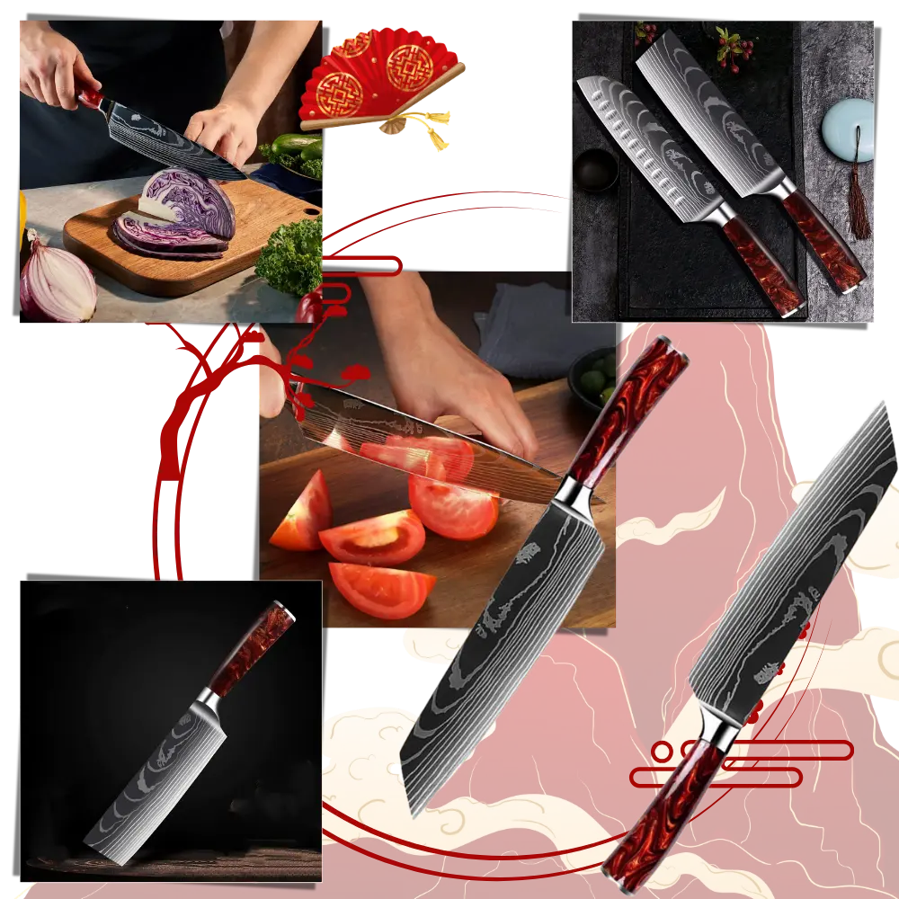 Fire Land Series Japanese Knives - Zoozto