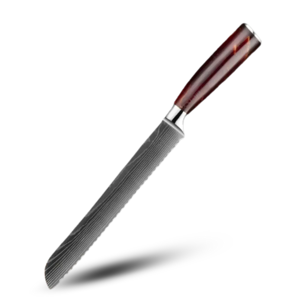 Fire Land Series Japanese Knives -Pankiri - Bread Knife 8 inch/20 cm - Zoozto