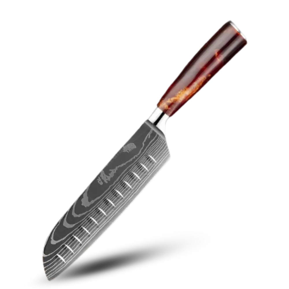 Fire Land Series Japanese Knives -Santoku Knife 7 inch/18 cm - Zoozto