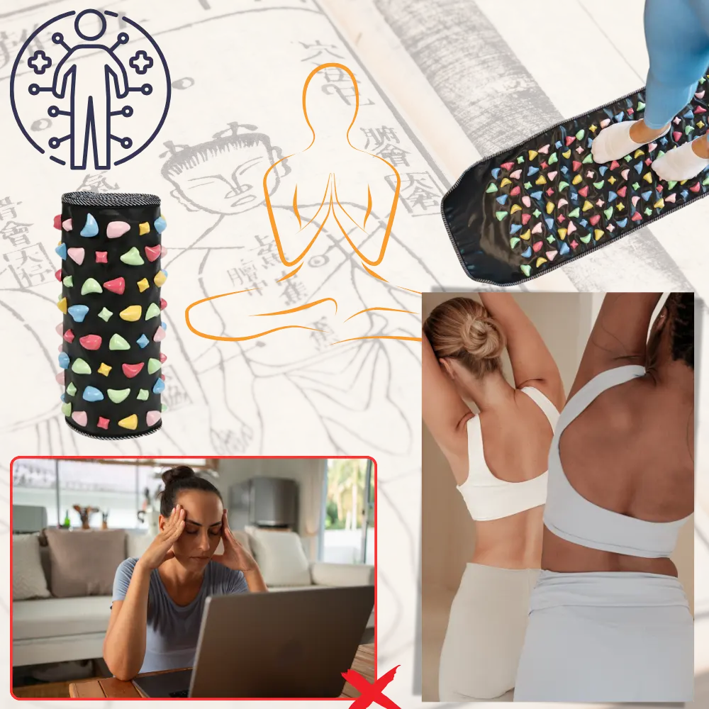 Foot Reflexology Massage Mat  - Zoozto