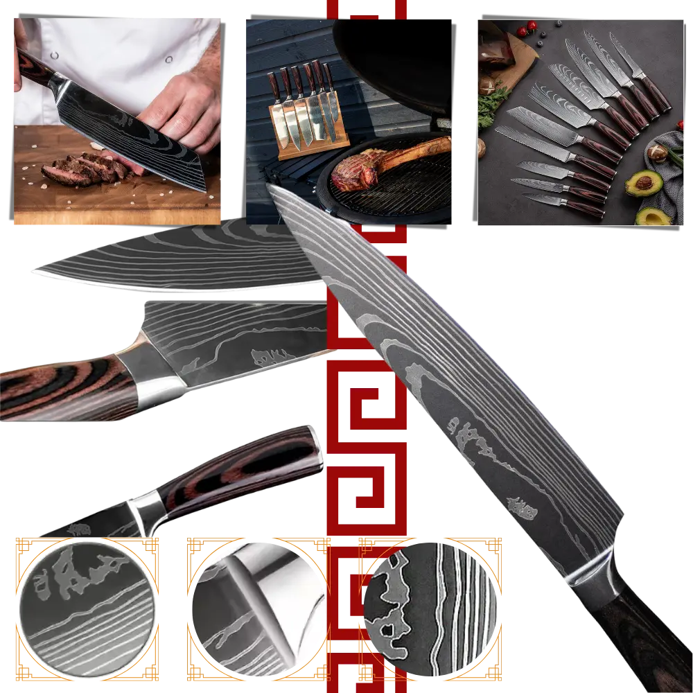 Forest Wood Japanese Knives - Zoozto