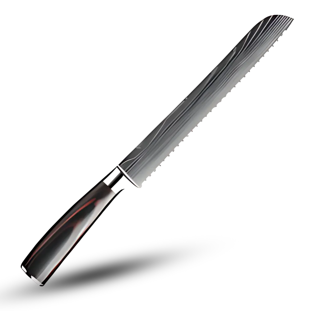 Forest Wood Japanese Knives -Pankiri - Bread Knife 9 inch/20.5 cm - Zoozto