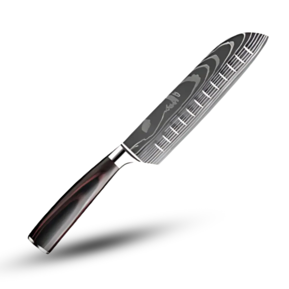Forest Wood Japanese Knives -Santoku Knife 7 inch/18 cm - Zoozto