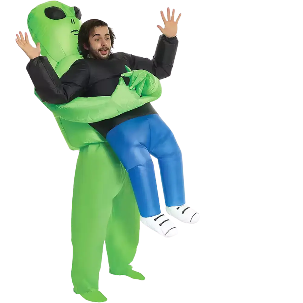 Inflatable Alien Costume -Adult - Zoozto