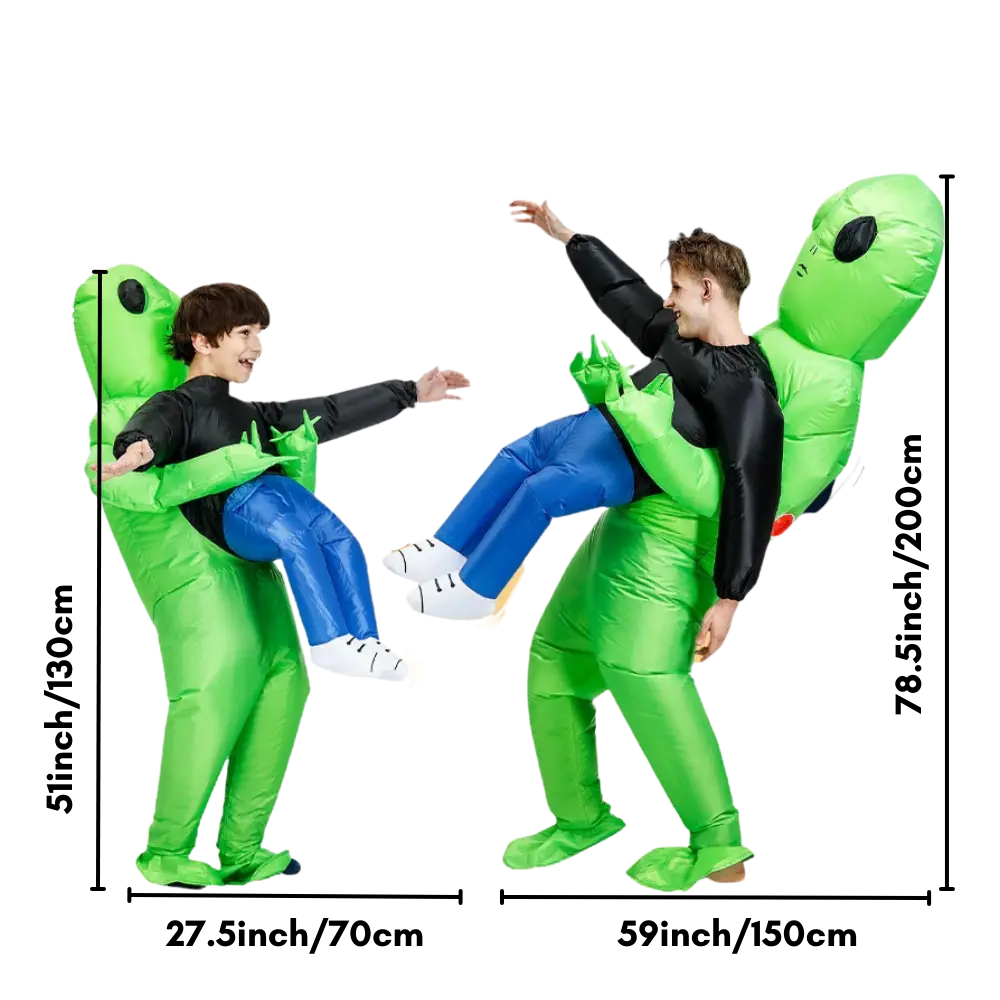 Inflatable Alien Costume - Zoozto