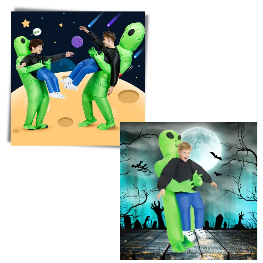 Inflatable Alien Costume - Zoozto