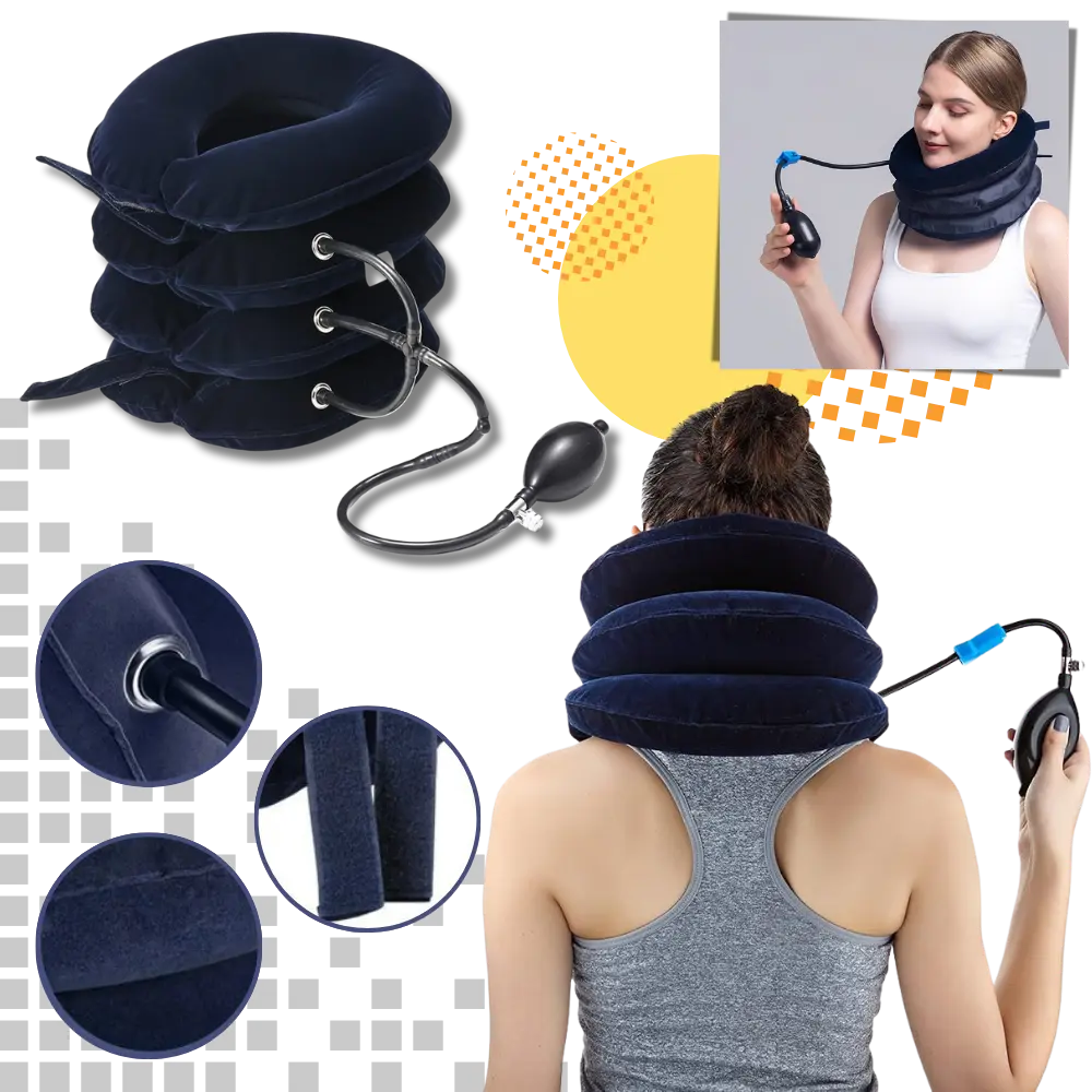 Inflatable Cervical Neck Traction Collar - Zoozto