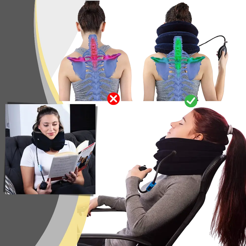 Inflatable Cervical Neck Traction Collar - Zoozto