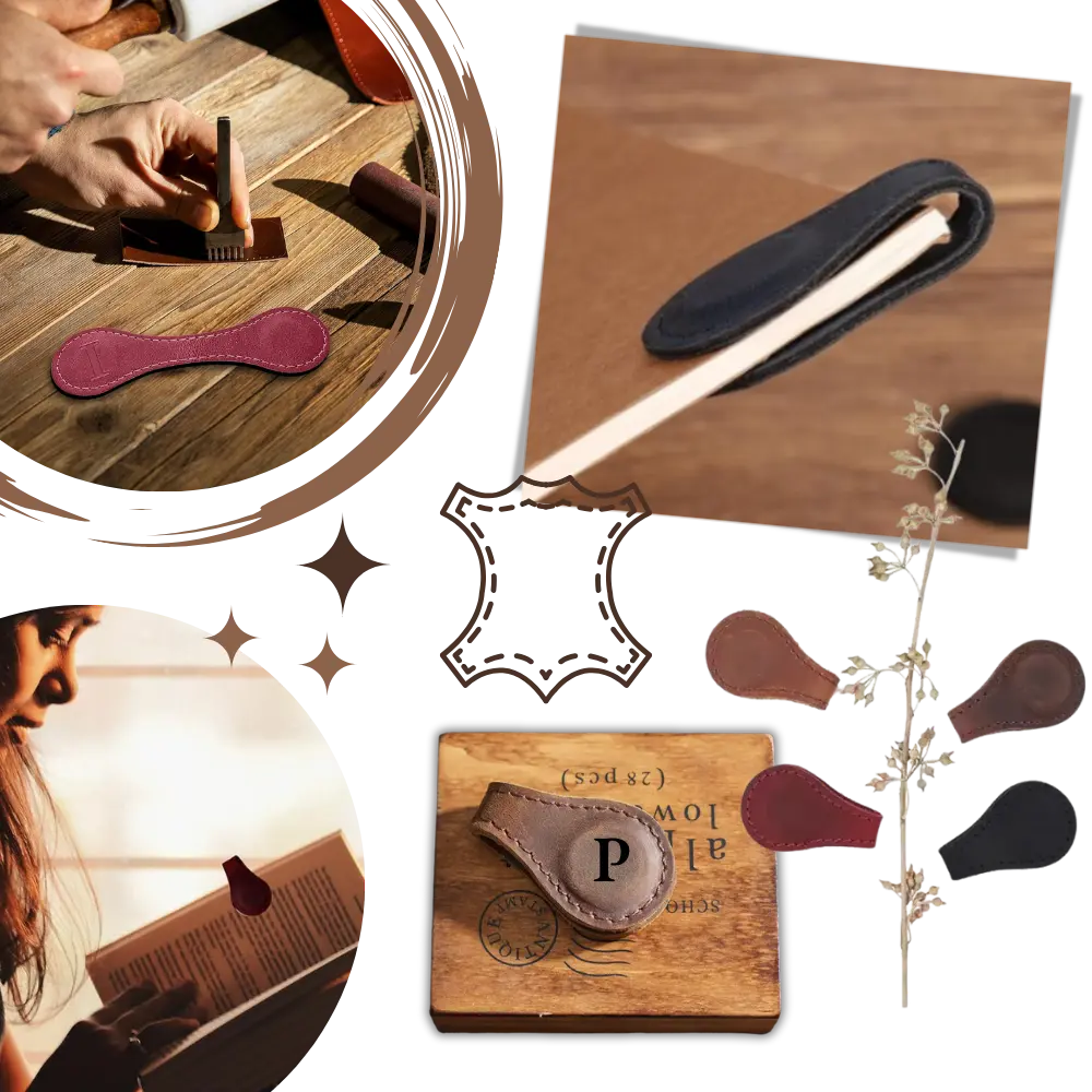 Magnetic Leather Bookmark - Zoozto