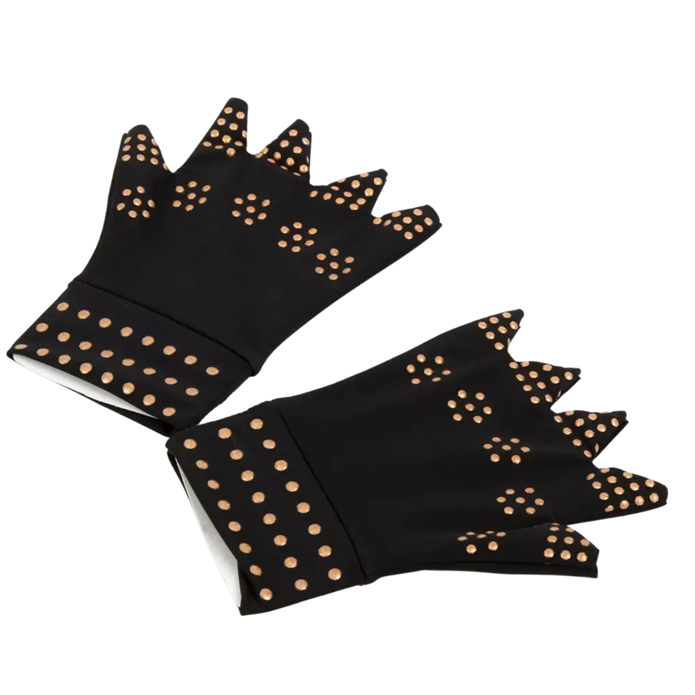 Magnetic Therapy Gloves for Arthritis -Black - Zoozto