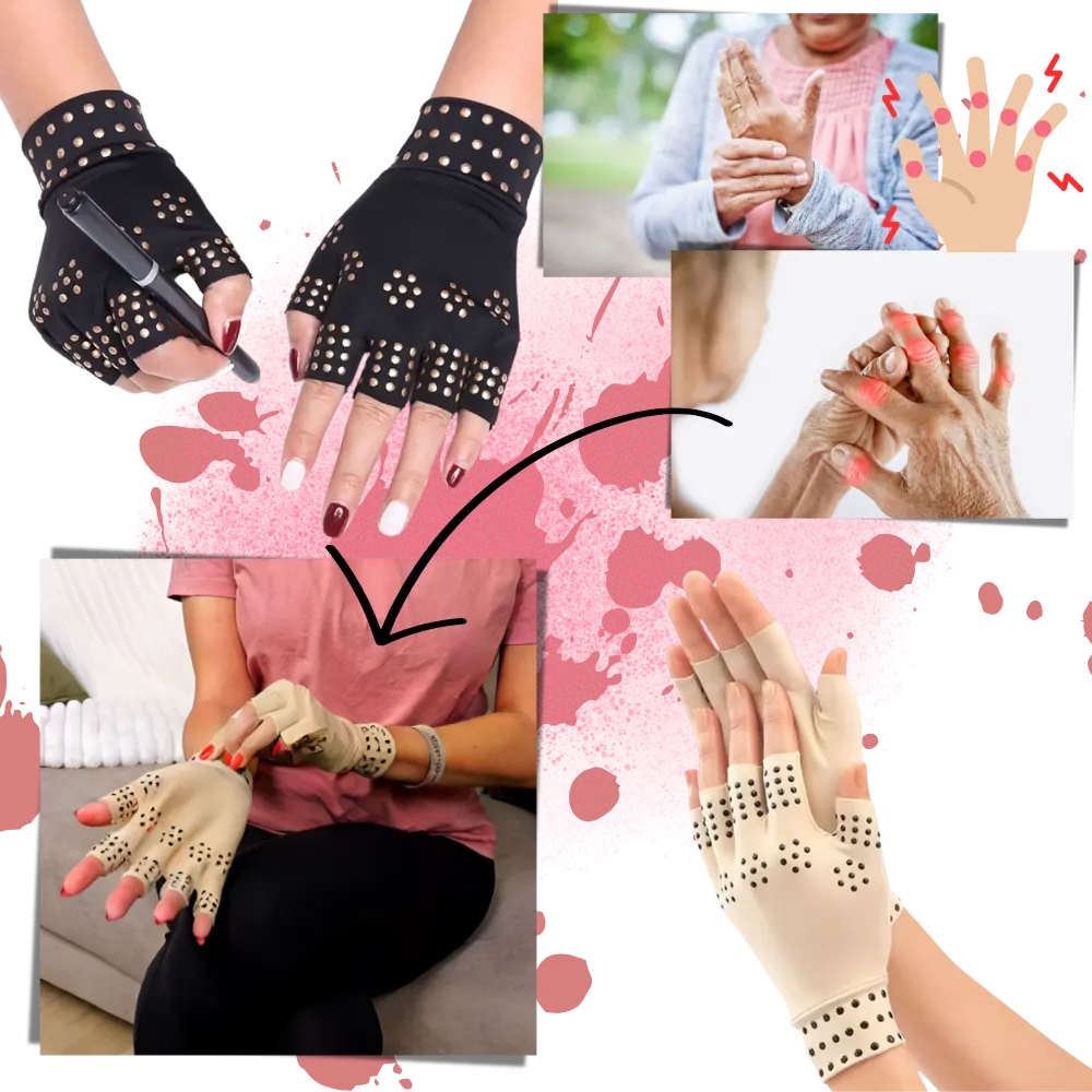 Magnetic Therapy Gloves for Arthritis - Zoozto