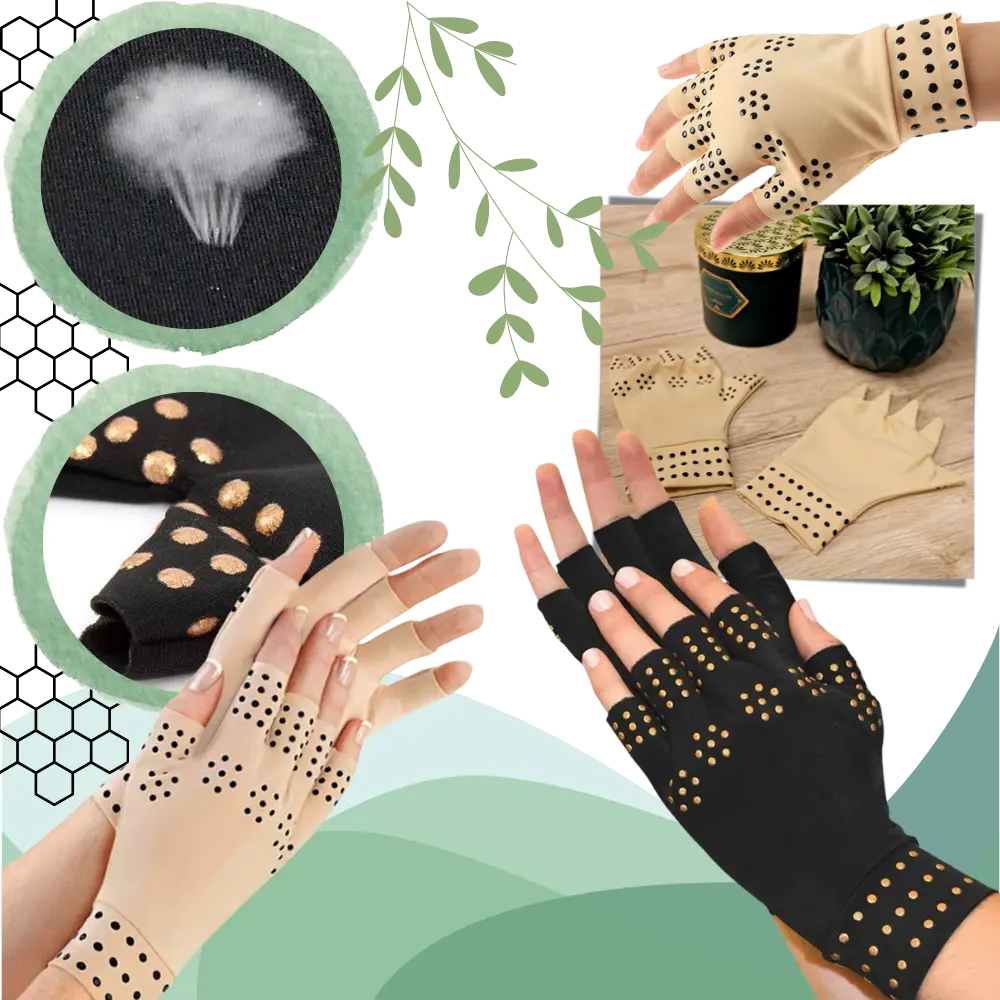 Magnetic Therapy Gloves for Arthritis - Zoozto
